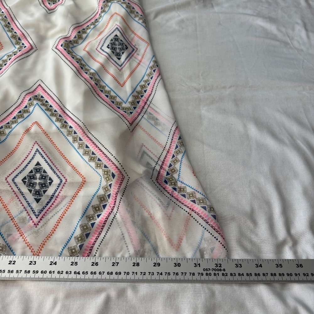 Old Navy Women's Strapless Chiffon Lightweight Boho Maxi Dress Size Small‎ Aztec - Picture 13 of 15
